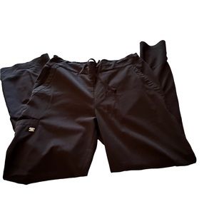 Barco Greys Anatomy scrub pants , black ,size petite medium
